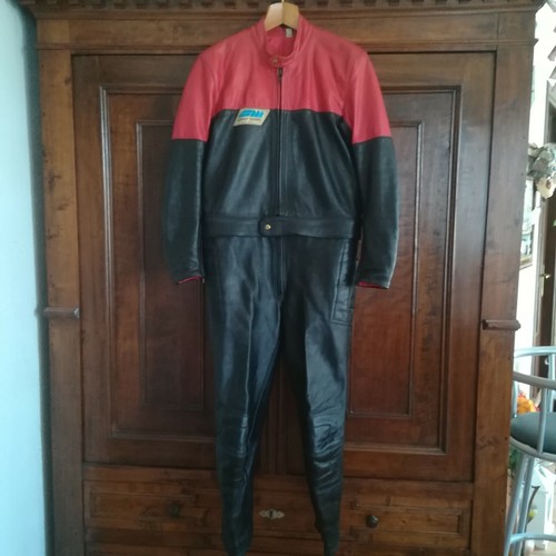 Tuta moto pelle vintage - tuta,