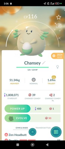 Chansey shiny xxl - shiny,