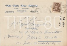 THIENE - DITTA DALLA BONA UMBERTO - MOBILI - PELLAMI (VICENZA) 1964