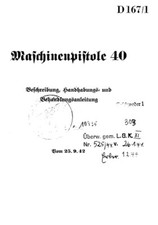 Mitragliatrice MP40 /