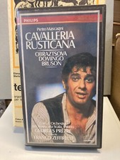 VHS PIETRO MASCAGNI cavalleria rusticana GEORGES PRETRE 1985 PHILIPS (VM8)
