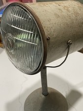 Faro proiettore vintage sigillato 1949 faretto fatto a mano testato non funzionante