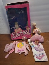 Mattel Vintage 1987 Profumo Bella Barbie 4551 Rosa Arruffato Vestito Scatola Accessorio 