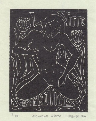 Exlibris bookplate erotici - bookplate,
