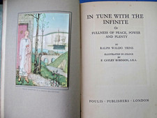 R. Waldo Trine In Tune With The Infinite Illustrated By F.cayley Robinson 1926