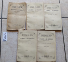 I FRANCESI E GLI SFORZESCHI 5 VOL. MANFREDO PALLAVICINO ED. BARBINI MILANO 1877