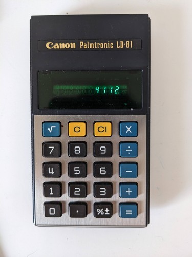 Calcolatrice vintage canon - vintage,