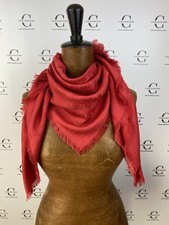 Louis vuitton Stola Evermore in Lana E Seta Rossa