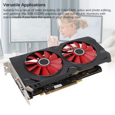 Scheda Grafica 8GB GDDR5 256 Bit Scheda Video Supporto GPU 8K per PC Gaming HD DVI 