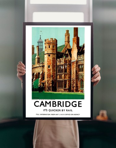 Cambridge rail 1939 poster - rail,