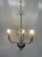lampadario in vetro di Murano