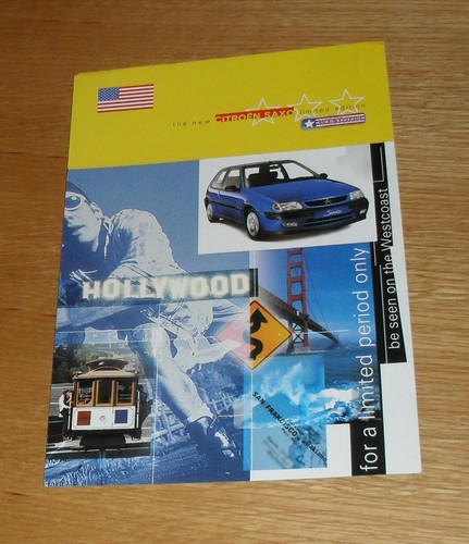 Brochure citroen saxo west - saxo,