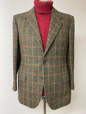 GIACCA UOMO T&G CARACENI tg. 50 TWEED FINESTRATO 2 SPACCHI - USATO ECCELLENTE