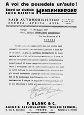 PUBBLICITA' 1927 BATTERIA