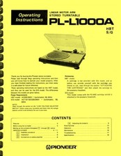 Pioneer PL-L1000A Giradischi