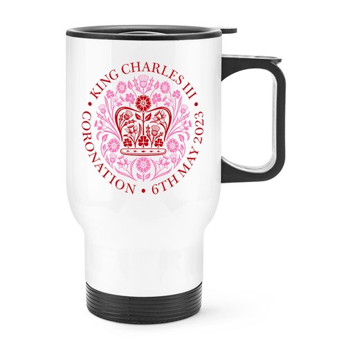 Coronation emblema rosa king - emblema,