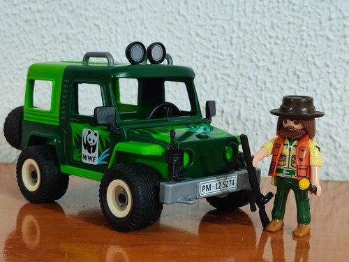 Playmobil lote jeep figura - lote,