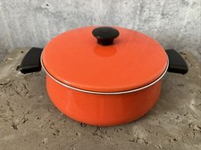 Vaso smaltato arancione MCM