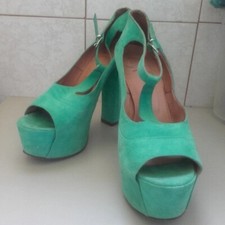 Scarpe sandali decolte donna Ovye Cristina Lucchi 37 pelle mod jeffrey campbell