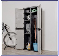 Armadio portascope multiuso 2 ante da esterno interno giardino balcone