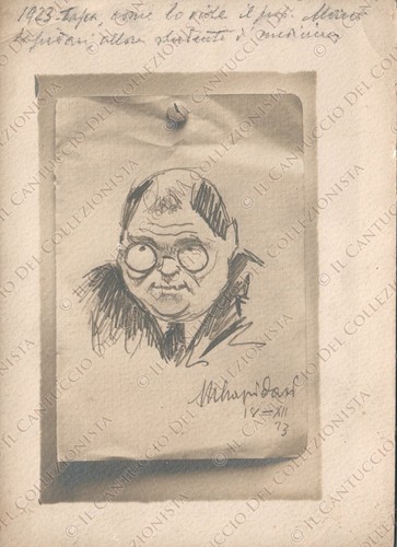 1923 ritratto professore - 1923,