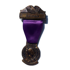 1952 Republican National Convention Radio Badge President Dwight Eisenhower