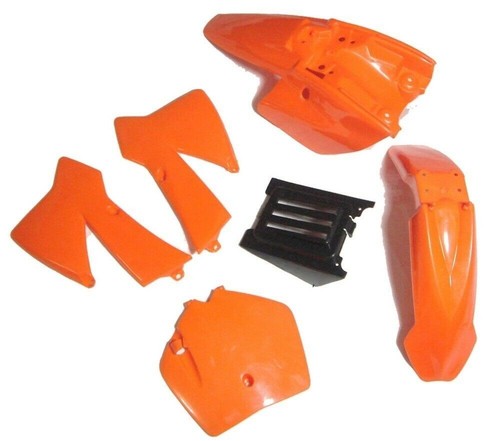 Orange plastic fender - plastic,
