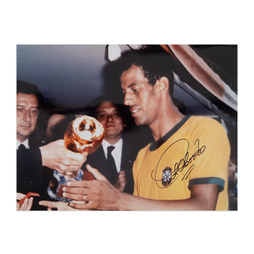 Carlos alberto foto firmata - foto,