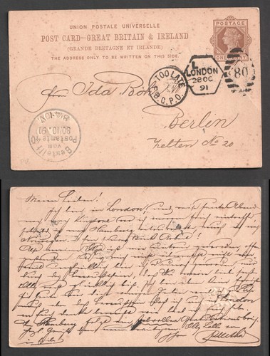 1891 troppo tardi tassa - troppo,