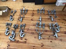 9 Rubinetti Signorini cromati, 5 set completi per lavabo e 4 per bidet