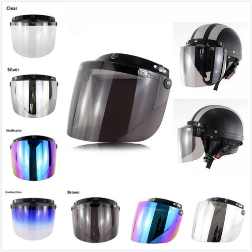 Casco moto retro aperto - moto,