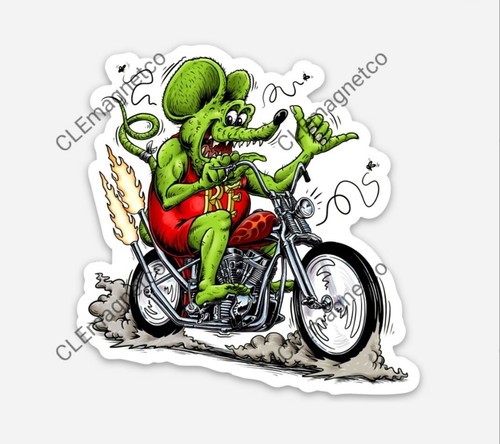 Adesivo rat fink moto - fink,