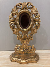 Arte antiquario oggetti Sacri  reliquiario legno intagliato altare/domestico