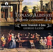 Tomaso Albinoni. Sinfonie e