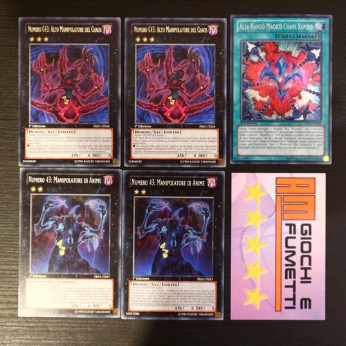 Lotto carte numero - numero, 46