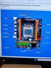scheda madre lga 2011 con processore+ memorie 16 GB +Dissipatore a torre ,nuovo