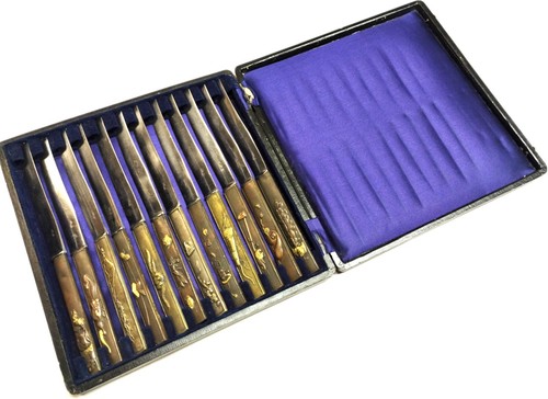 Set antichi coltelli - set, di