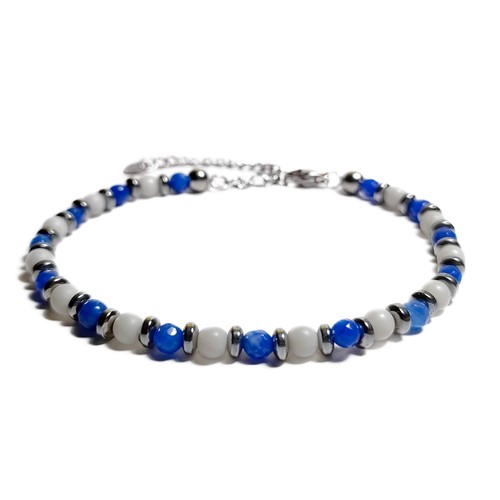 Bracciale uomo con pietre - con, dure