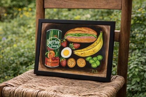 Quadro panino cucina parete