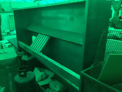 Cappa per cucina industriale