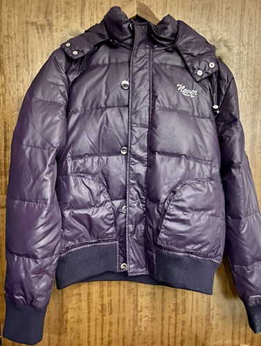 Giubbotto piumino viola nwy - giubbotto,