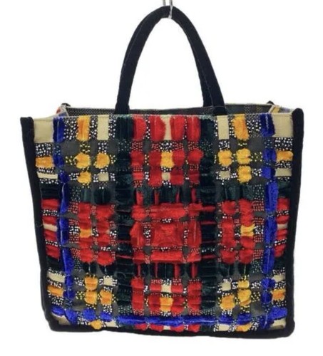 Borsa shopper zara multicolore - borsa,