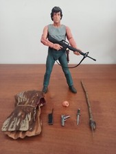 NECA RAMBO FIRST BLOOD PART 1 Sylvester Stallone Action Figure 7 " Originale