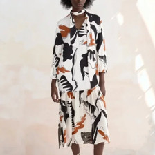 zara brand new midi dress with