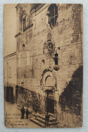 Cartolina foggia san severo - foggia,