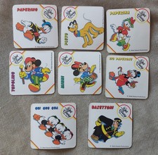8 ADESIVI PAPERINO TOPOLINO