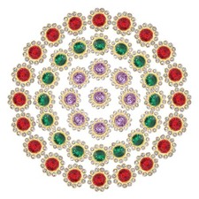 50pz 12mm 2 Strati Cucire su