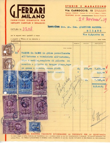 1939 milano via - carroccio, 12