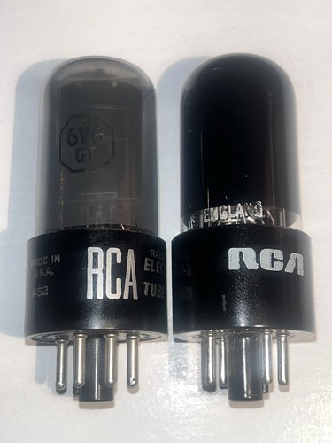 Matched pair rca 6v6gt smoked - 6v6gt,