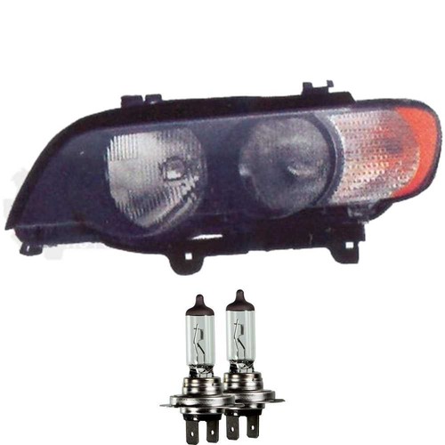 Faro alogeno sinistro per bmw - alogeno,